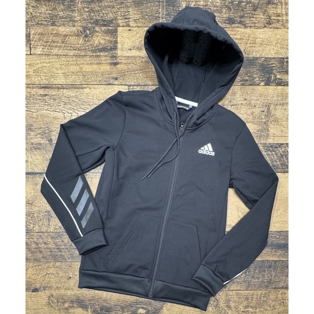 Adidas Basketball Club Hoodie Navy‎ Blue Hooded Sweatshirt Size Small
